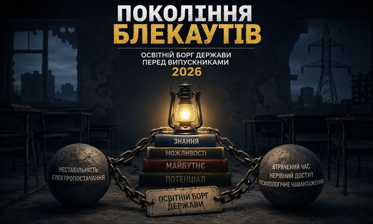 Покоління блекаутів: лампа на книгах, освітній борг перед випускниками НМТ 2026