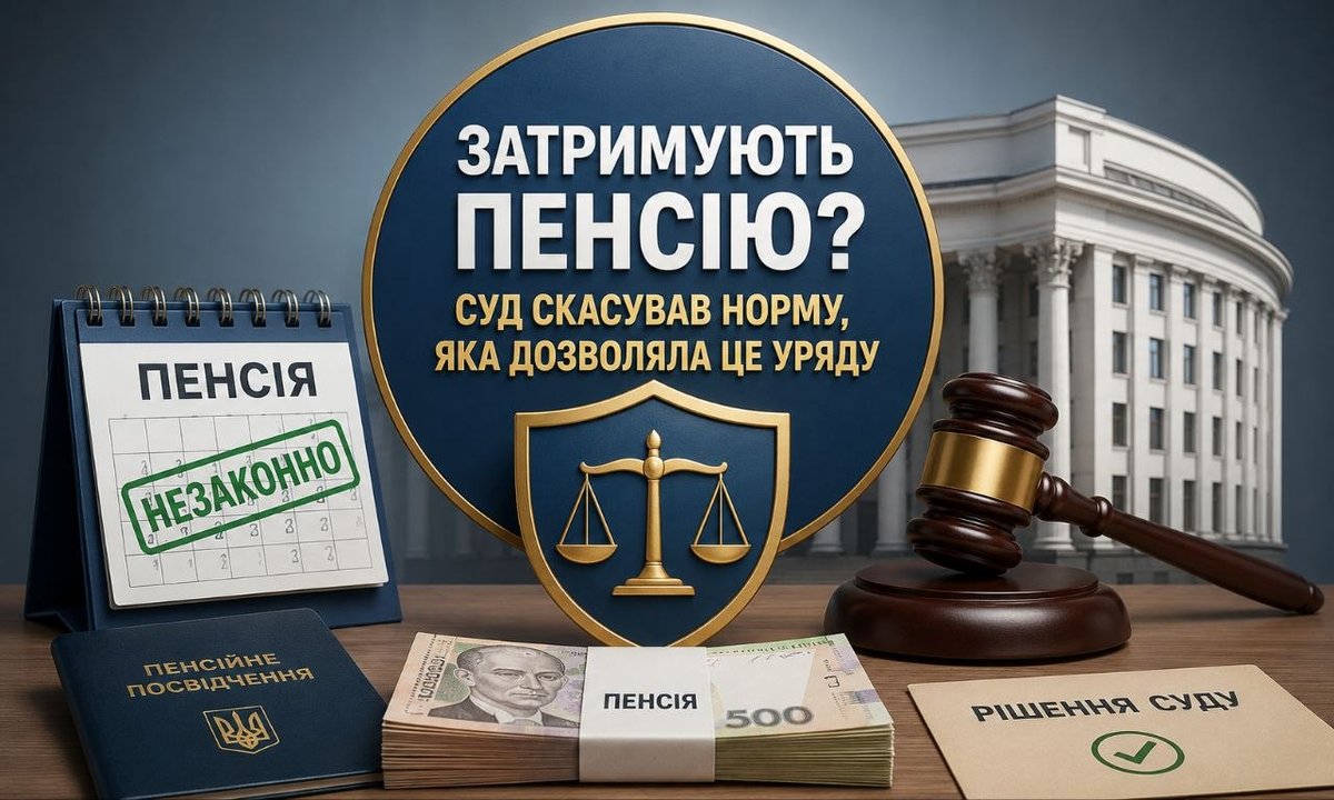 Затримка виплати пенсії незаконна — суд скасував постанову Кабміну №821