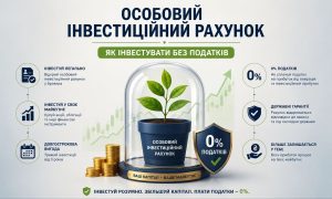 Інфографіка пояснює, як особовий інвестиційний рахунок дозволяє інвестувати без податків, показуючи етапи та переваги.