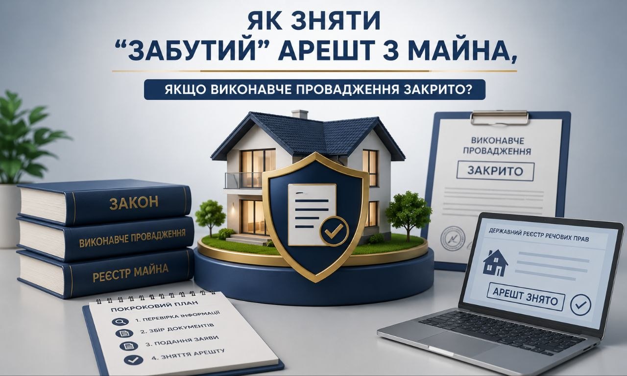 Як зняти забутий арешт з майна якщо виконавче провадження закрито — схема КЦС ВС