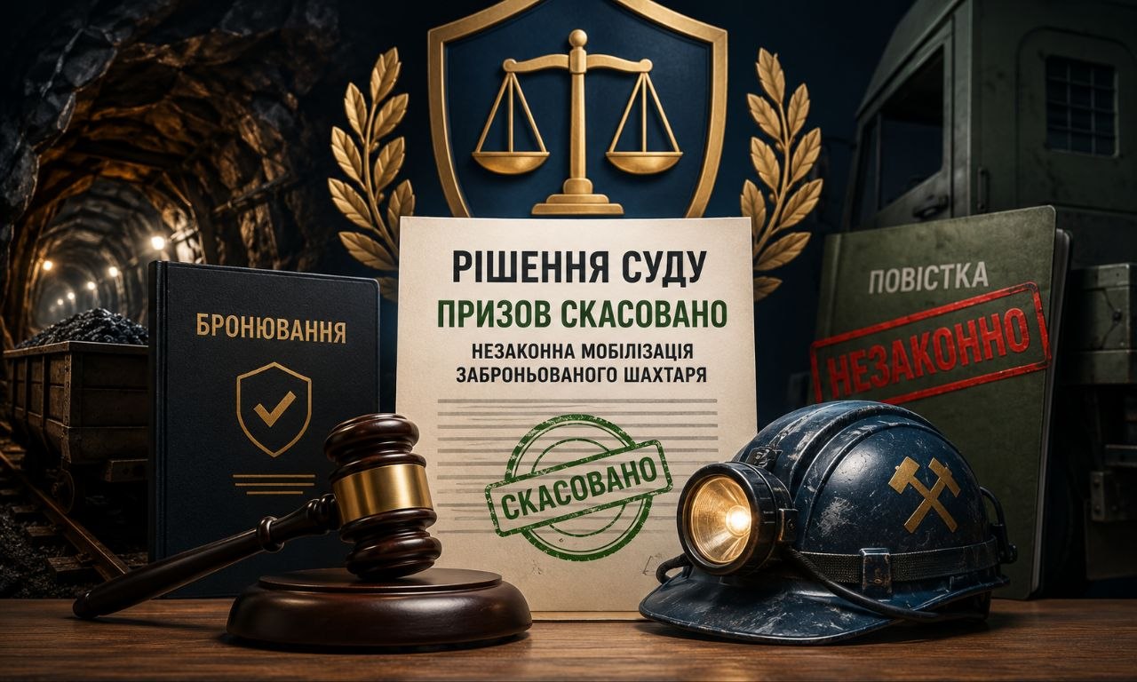 Незаконна мобілізація заброньованого: суд скасував призов шахтаря з бронюванням у Резерв+