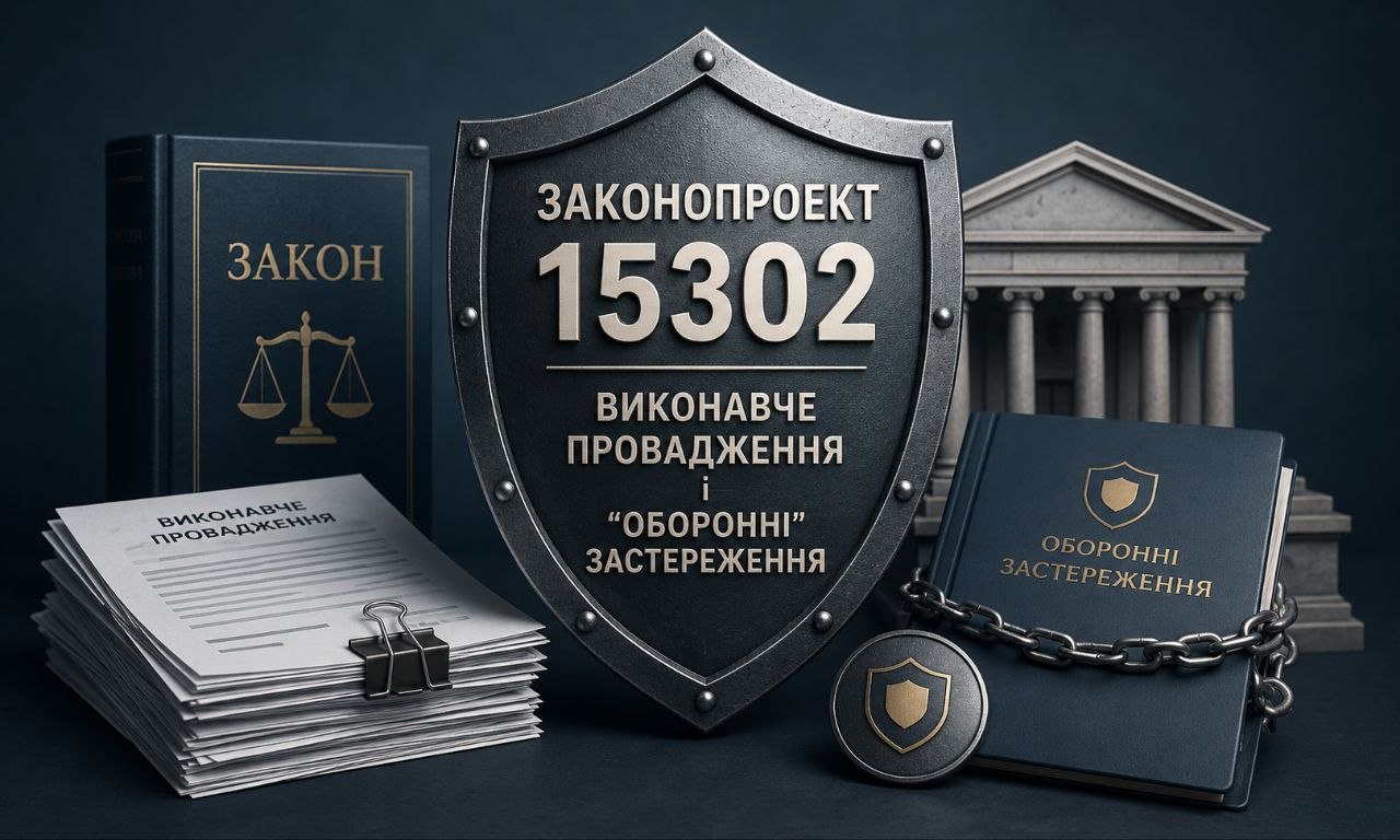 Законопроект 15302: виконавче провадження і оборонні застереження під час воєнного стану